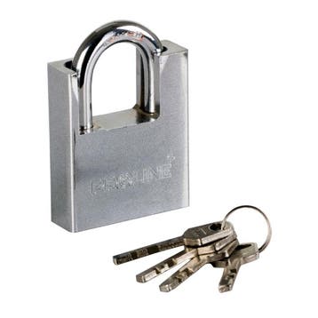 Hangslot met sleutel - Extra stevig - 60mm - Gietijzer, Ophalen of Verzenden, Nieuw, IJzer, Slot
