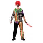 Killer Clown Kostuum Regenboog Man, Ophalen of Verzenden, Nieuw