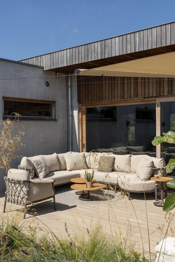 Ezra modulaire hoek loungeset 4 delig terre 4 Seasons, Tuin en Terras, Tuinsets en Loungesets, Ophalen of Verzenden, Nieuw