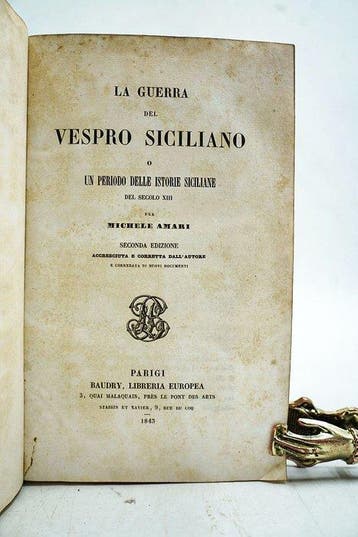 Michele Amari - La Guerra Del Vespro Siciliano O Un Periodo
