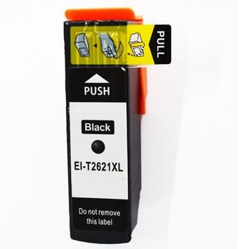 Huismerk Epson 26XL (T2621) cartridge zwart, Verzenden, Nieuw, Huismerk