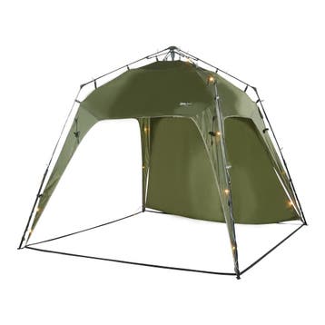 LED Paviljoen Barendrecht partytent 250x250x190 cm groen pro, Verzenden, Nieuw