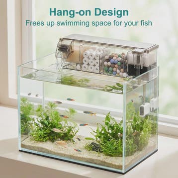 Ruimtebesparend Aquariumfilter Hang-on met Meerfasenfilterin, Verzenden, Nieuw