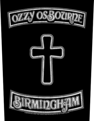 Ozzy Osbourne Birmingham - Rugpatch officiële merchandise, Verzamelen, Ophalen of Verzenden, Nieuw, Kleding
