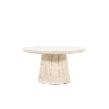 Salontafel Aime - 70cm - Beige - 95739 - salontafel, Nieuw, Overige materialen