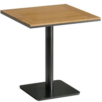 Bijzettafel 70 X 70 Cm Weerbestendig Tuintafel Met Houtlook, Verzenden, Nieuw