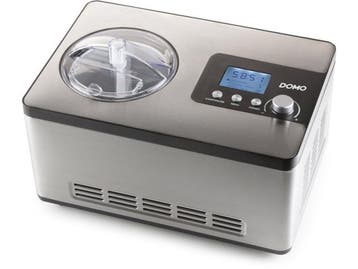 DOMO DO9207I - IJsmachine - Compressor - 2 L - Zilver, Verzenden, Nieuw in verpakking