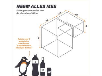 KOEL Crate Dual 30 - Compressor Koelbox 12V en 230V - Koelen, Caravans en Kamperen, Verzenden, Nieuw