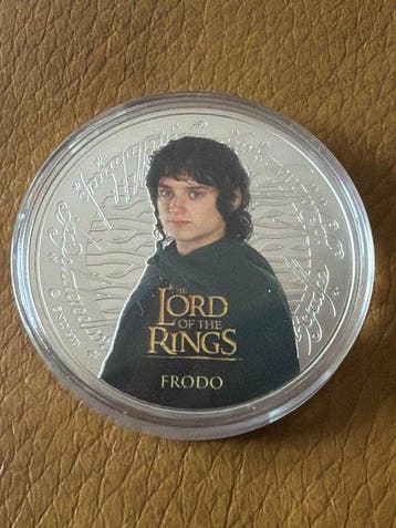 Samoa. 1/2 Dollar 2022 Herr der Ringe - Frodo, 1 Oz (.999)