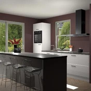 Zijdegrijze keuken Toulouse 49523, Huis en Inrichting, Verzenden, Nieuw