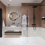 Vloertegel/Wandtegel Lichtgrijs 60x120cm (Vloeren), Doe-het-zelf en Verbouw, Tegels, 60 cm of meer, Nieuw, Ophalen of Verzenden