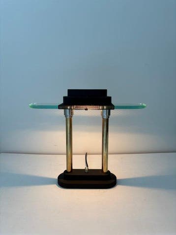 Elite products - Bureaulamp - Glas, Messing, Metaal - Model