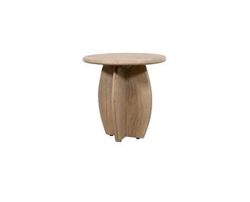 Bijzettafel Durban rond Ø50 cm Acacia Weathered Wood, Ophalen of Verzenden, Nieuw