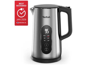 Tefal -   Selection 1.7l Waterkoker Inox (rvs), 1 tot 2 liter, Verzenden, Nieuw, Rvs