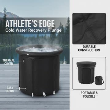 Draagbare Opblaasbare Cold Plunge Tub - 85x75cm, 330L - Idea, Verzenden, Nieuw