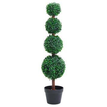 vidaXL Kunstplant met pot buxus bolvorming 90 cm groen, Huis en Inrichting, Verzenden, Nieuw