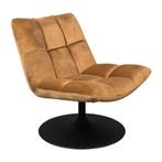 *WOONWINKEL* Dutchbone Bar Velvet Fluwelen Draaifauteuil Hon, Huis en Inrichting, Fauteuils, Verzenden, Nieuw