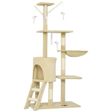 Krabpaal Kattenboom Met Hol, 4 Speelgoedjes, Sisalstammen, G, Verzenden, Nieuw