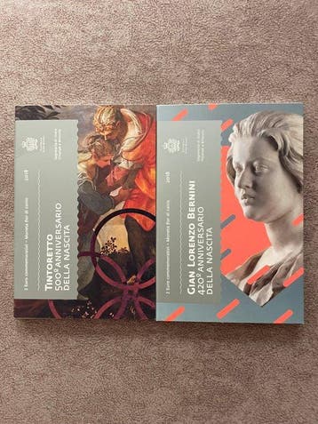 San Marino. 2 Euro 2018 Tintoretto + Bernini (2