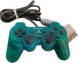 Sony PS2 Controller Dualshock 1 Transparant Groen, Spelcomputers en Games, Spelcomputers | Sony PlayStation 1, Ophalen of Verzenden