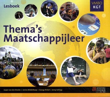 9789086743490 Themas maatschappijleer Leerlingenboeken -..., Verzenden, Zo goed als nieuw, Janine Middelkoop