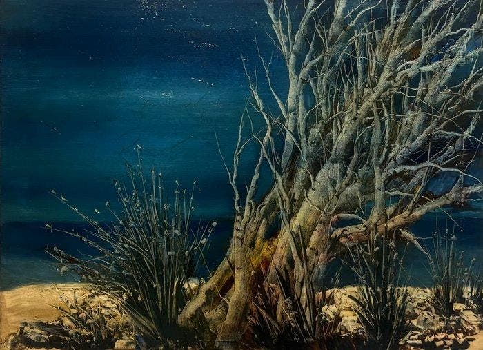 Italiaanse school (XX) - L’ultima spiaggia, Antiek en Kunst, Kunst | Schilderijen | Klassiek