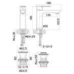 Wastafelkraan Go by van Marcke Helene Black met Click-Waste, Ophalen of Verzenden, Nieuw