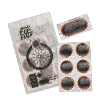 Rema Tiptop Pleisterstrip voor fietsbanden - 6 ronde en 1..., Ophalen of Verzenden, Nieuw, Band