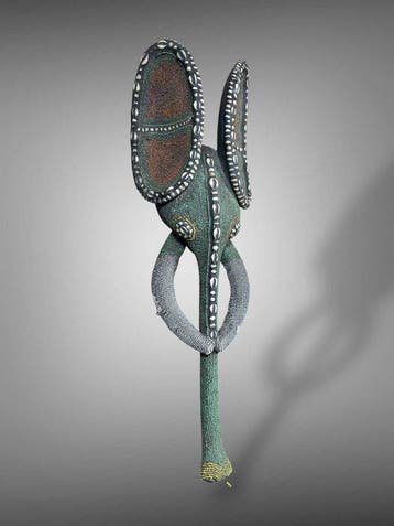 Olifantenmasker - Bamileke (Zonder minimumprijs), Antiek en Kunst