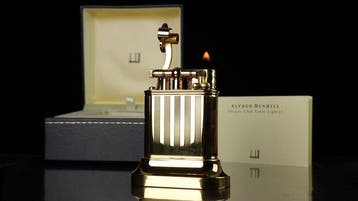 Dunill - Rare Unique Club Table Pattern Lighter - Aansteker, Nieuw