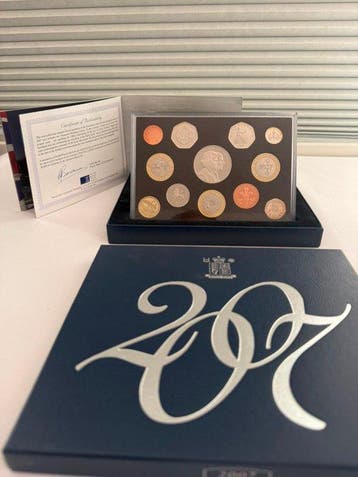 Verenigd Koninkrijk. 2007, Proof Coin Collection – Royal