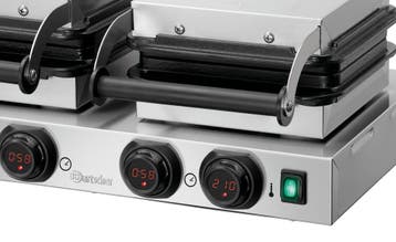 Bartscher Wafelijzer MDI 2BW160-101 | 2 bakunits | Brusselse, Ophalen of Verzenden, Nieuw in verpakking