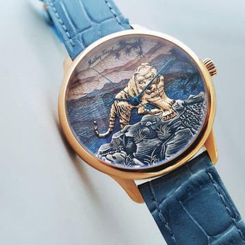 Mathey-Tissot - TIGER - Handcrafted 18K Gold - Swiss, Nieuw