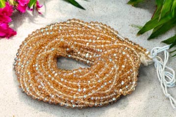Waist Beads / Afrikaanse Heupketting - Osawe - crystal Goud, Ophalen of Verzenden, Nieuw