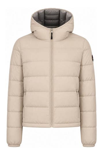Napapijri Jas in maat M Beige, Kleding | Dames, Jassen | Winter, Napapijri, Verzenden, Zo goed als nieuw, Beige