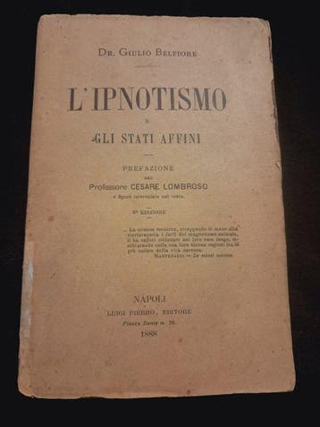 Dr. Giulio Belfiore; Cesare Lombroso (prefazione) -