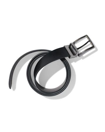 menclothing Omkeerbare mannenriem 3.5cm zwart, Verzenden, Nieuw, Zwart