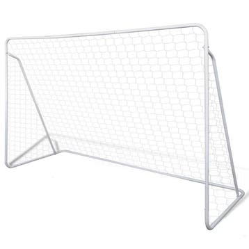 vidaXL Voetbaldoelset hoogwaardig 240x90x150 cm staal, Sport en Fitness, Voetbal, Verzenden, Nieuw