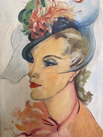 A. van Es (1934) - Vrouw met voile