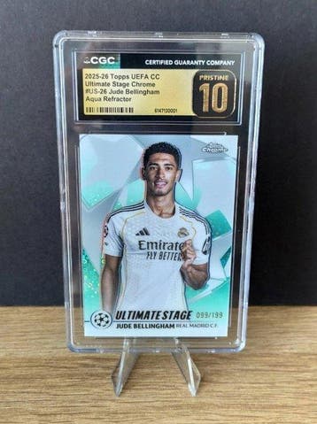 2025/26 Topps Uefa CC Jude Bellingham Ultimate Stage Chrome, Nieuw