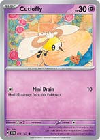 Cutiefly 075/162 reverse holo Temporal forces, Ophalen of Verzenden, Nieuw, Losse kaart, Foil