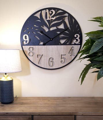 WANDKLOK PALM CM Ø 60X2,5, Ophalen of Verzenden, Nieuw