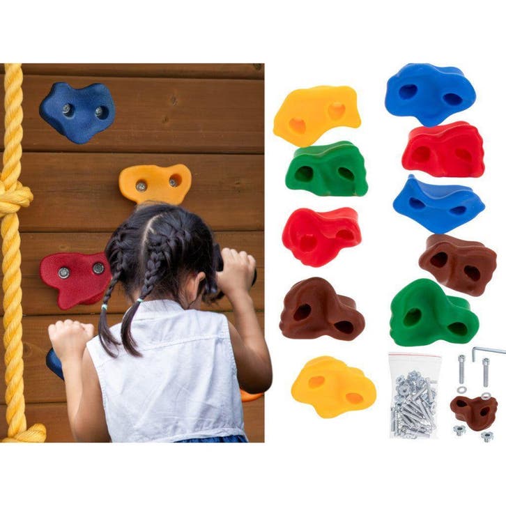 Ikonka Klimstenen 10 stuks – Klimwand Maken – Klimmuur, Kinderen en Baby's, Speelgoed | Overig, Ophalen of Verzenden