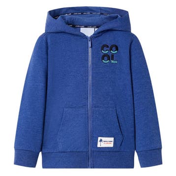 vidaXL Kindervest met capuchon en rits 104 gemêleerd, Verzenden, Nieuw