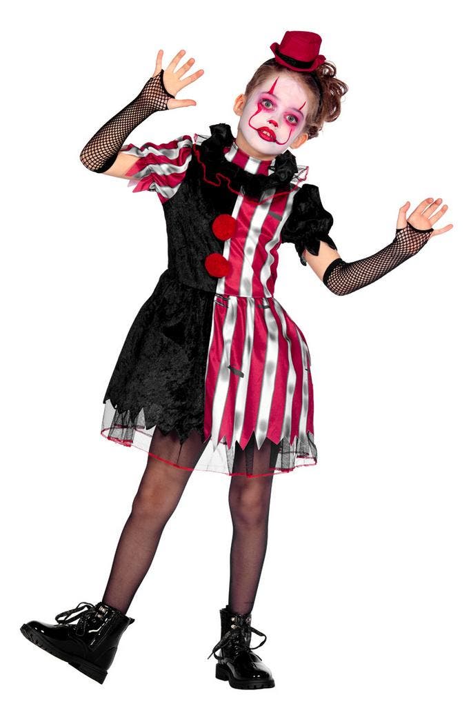 Duistere Clown Jurkje Kort Halloween Kind, Kleding | Dames, Carnavalskleding en Feestkleding, Nieuw, Ophalen of Verzenden