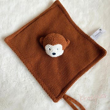 PRENATAL knuffeldoekje speendoekje aap | Little Knits, Verzenden, Nieuw