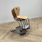 schoolstoel / leerlingstoel met voetenplank, VS Level76-LuPo, Ophalen of Verzenden, Gebruikt, Hout, Eén