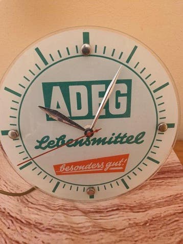 Industriële klok Industrieel design - Glas-in-lood -, Antiek en Kunst