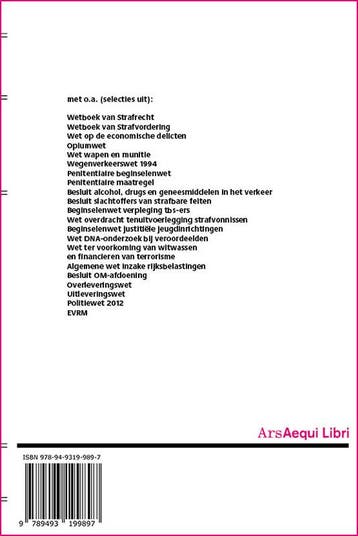 Strafrecht & strafvordering 2023/2024 9789493199897, Verzenden, Gelezen