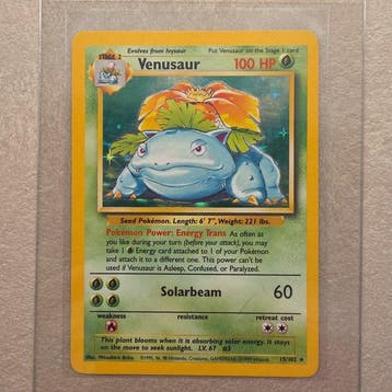 Pokémon Card - Venusaur, Nieuw